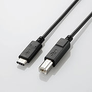 エレコム USB2.0ケーブル 認証品 C-B U2C-CB10NBK 1m