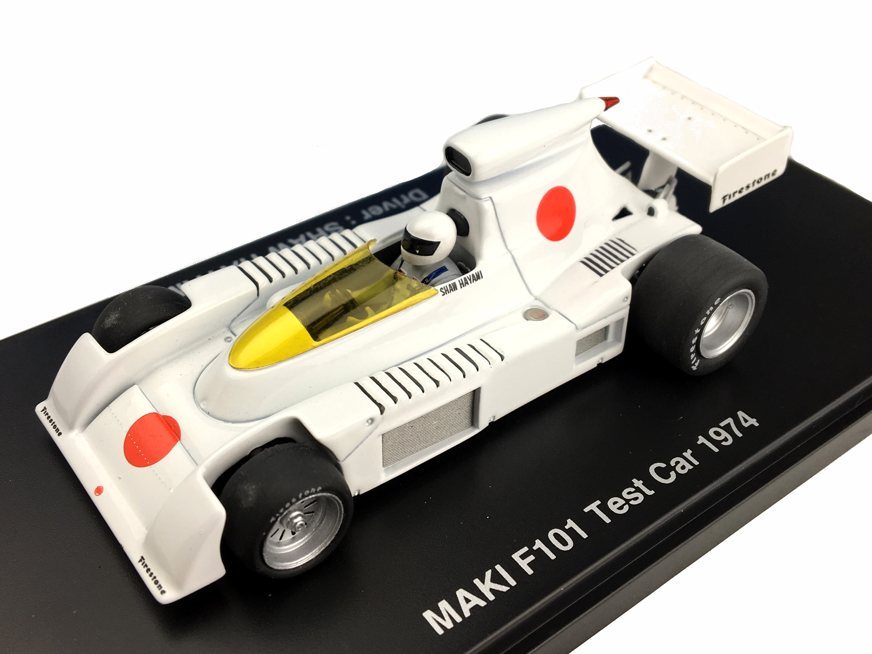 広島企画 MAKI F101 テストカー　速水　翔 （新井　鐘哲） （フィギュアあり）