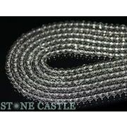 【丸ビーズ】ガラスビーズ クリア 6mm