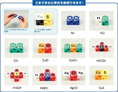 【ATC】アーテック 化学反応式学習ブロックセット 92709
