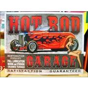 アメリカンブリキ看板 ホットロッド/Hot Rod Garage