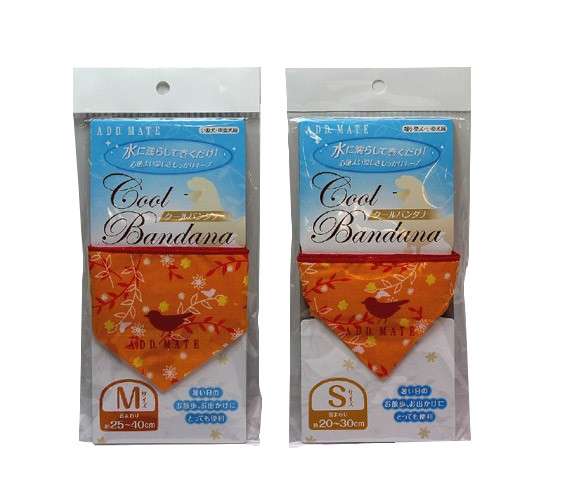【30％ＯＦＦ】【在庫処分・超特価品】  クールバンダナ フォレスト オレンジ　S・Mサイズ
