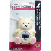 風呂用デジタル温度計Ｂ クマ