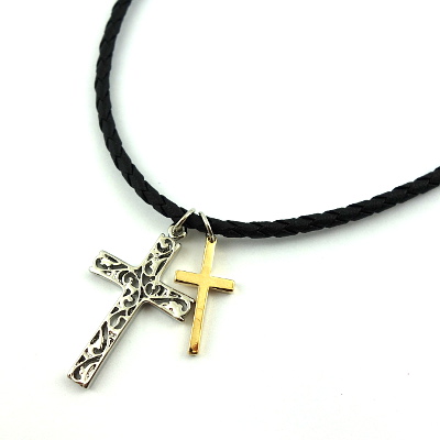 アラベスククロスチョーカー 西洋 売れ筋 芸能人 メンズネックレス トレンド カジュアル ファッション雑貨 フィフジェム 問屋 仕入れ 卸 卸売の専門 仕入れならnetsea