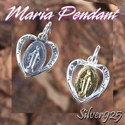 マリアペンダント-3 / 4027-4028--1817 ◆ Silver925 シルバー ペンダント マリア