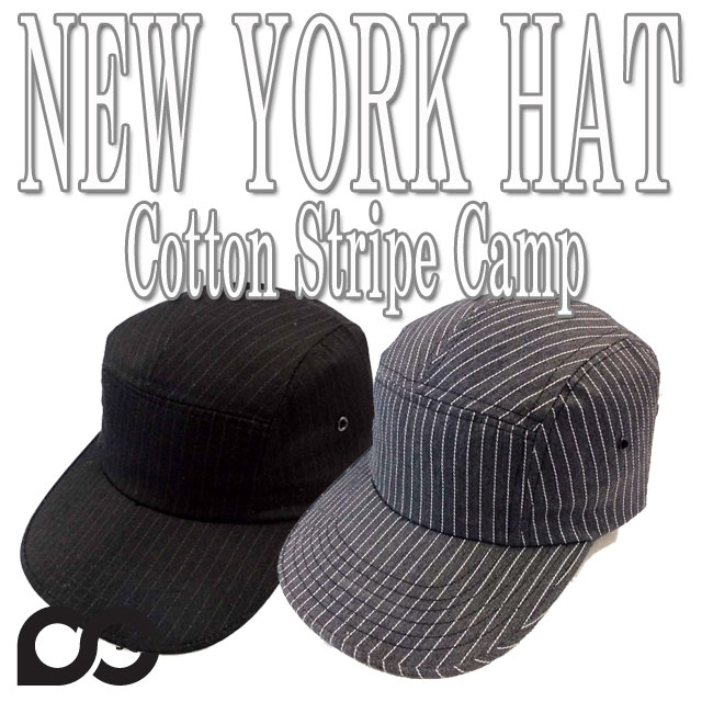 NEWYORK HAT	＃6082　Cotton Stripe Camp  11852