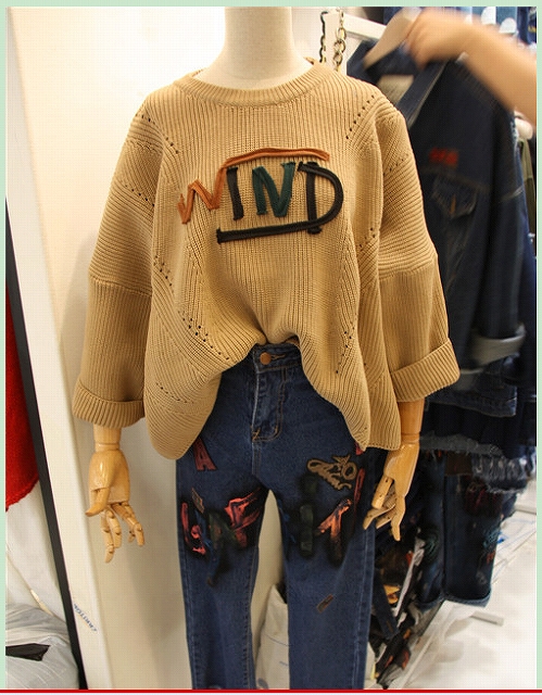 【初回送料無料】超可愛いファッションセーター♪全3色☆xz-f29851-168【2016秋冬商品】
