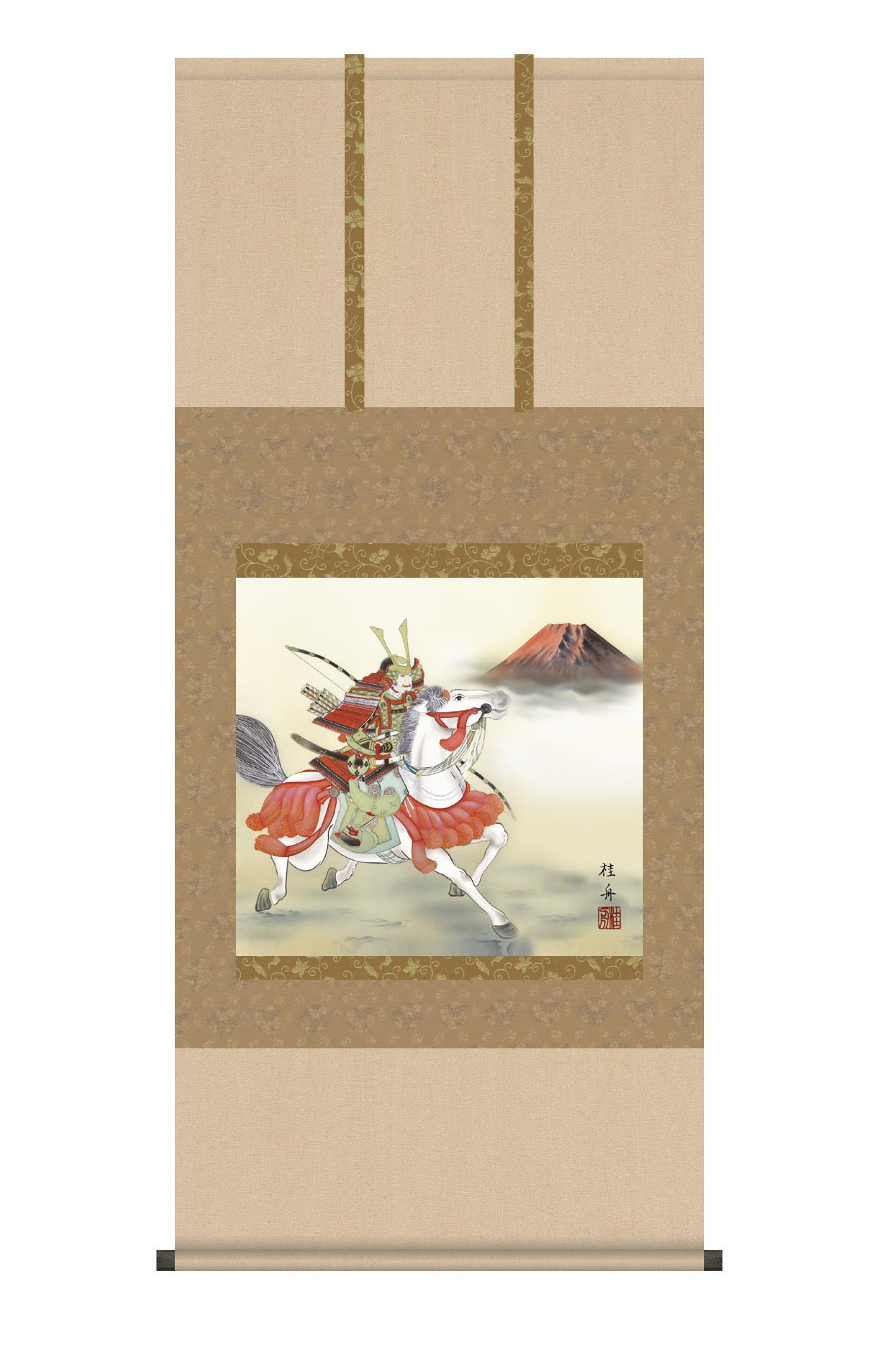 ○掛け軸/若武者 掛軸「若武者」 長江桂舟 筆 | 卸売・ 問屋・仕入れの専門サイト