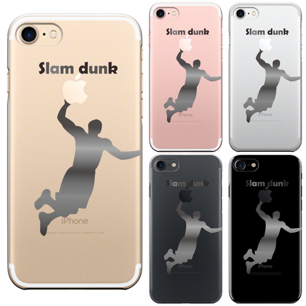 iPhone7 対応 ハード クリア ケース カバー シェル ジャケット バスケットボール スラムダンク