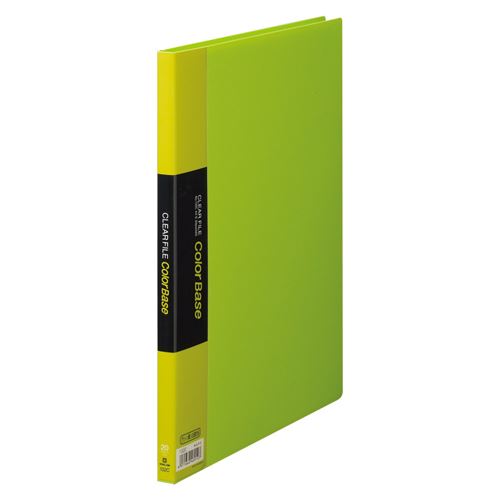 キングジム クリアーファイルカラーベースS 黄緑 132Cキミ 00000229
