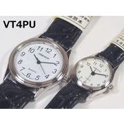 VITAROSOメンズ、レディース腕時計　ペア　PUレザーベルト　日本メーカームーブメント　見やすい文字盤
