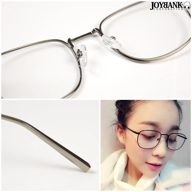 セール スクエアメタルフレームめがね まじめがね 細フレーム 丸めがね グラサン メガネ 伊達眼鏡 ファッション雑貨 Joybank Corporation 問屋 仕入れ 卸 卸売の専門 仕入れならnetsea