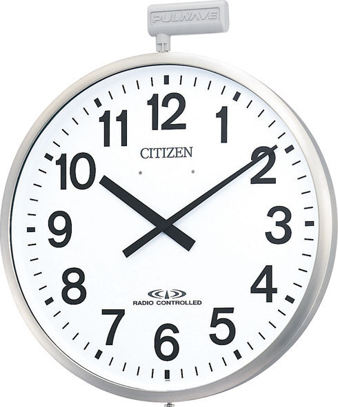 【新品取寄せ品】　設備時計 シチズン電波掛時計 ポールウェーブSF 4MY611-N19