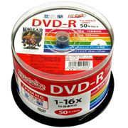 HI DISC　DVD-R 4.7GB 50枚スピンドル CPRM対応 ワイドプリンタブル