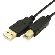変換名人 極細USBケーブルAオス-Bオス 3m USB2A-B/CA300