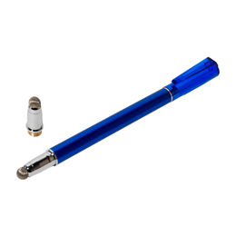 ミヨシ 先端交換式タッチペン 導電繊維タイプ ブルー STP-L01/BL