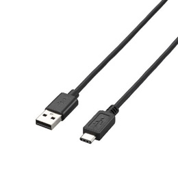 エレコム USB2.0ケーブル(A-TypeC) U2C-AC15BK