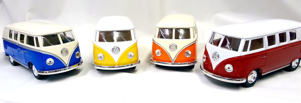Kinsmart/キンスマート社製 VW 1962 ワーゲンバス white & ivory top 1