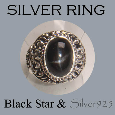 CSs / 1-1050-14 ◆ Silver925 シルバー リング ブラックスター