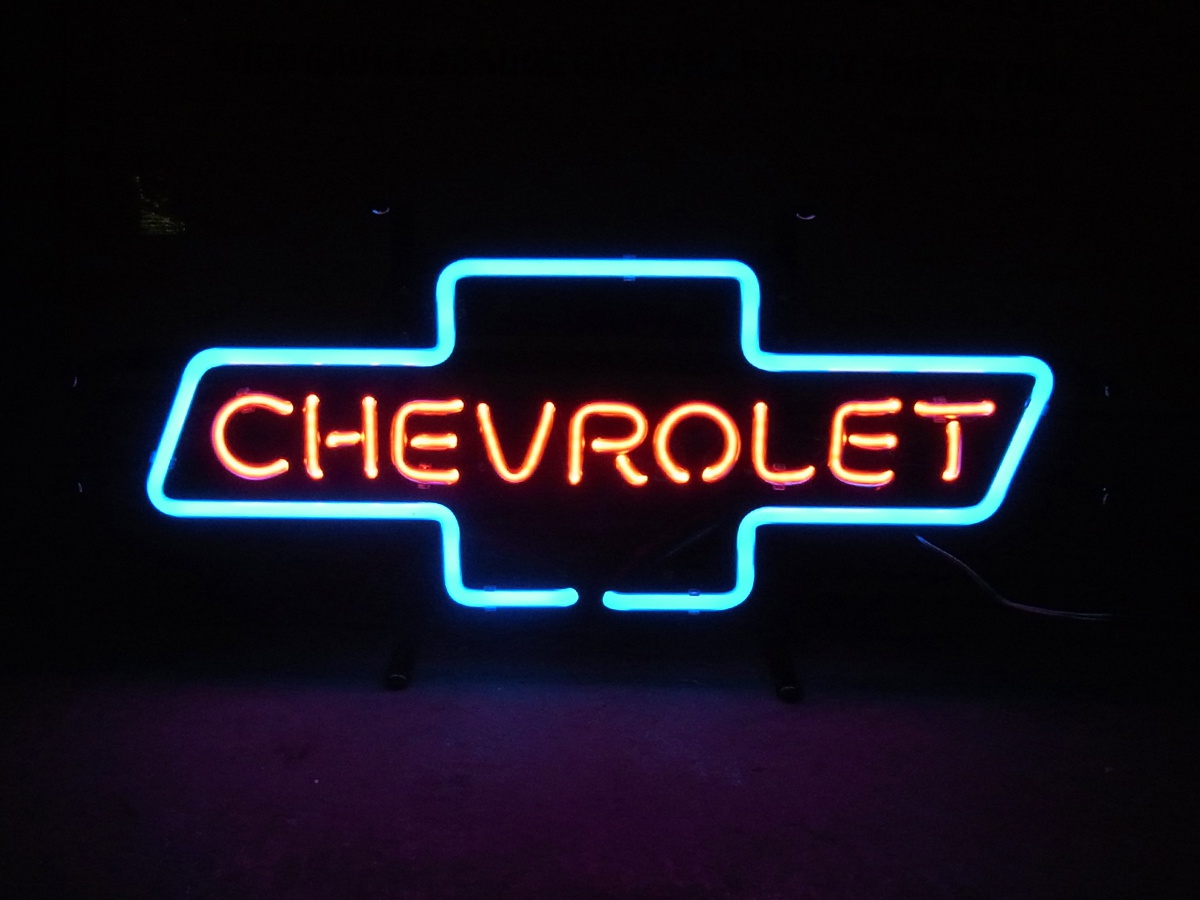 ネオンサイン【CHEVROLET-RED】