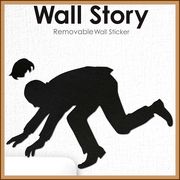 貼るだけで物語が生まれるステッカー！ ”Wall Story（ウォールストーリー）オジサン”