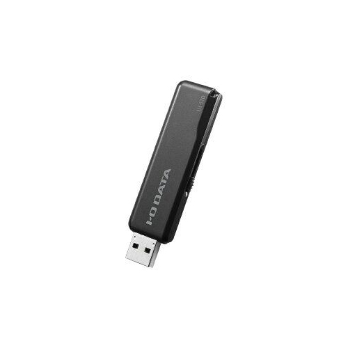 IOデータ USBメモリ ブラック 64GB USB3.1 USB TypeA スライド式