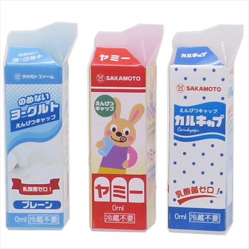 《新入学・新学期》紙パック パロディえんぴつカバー3本セット/乳酸菌