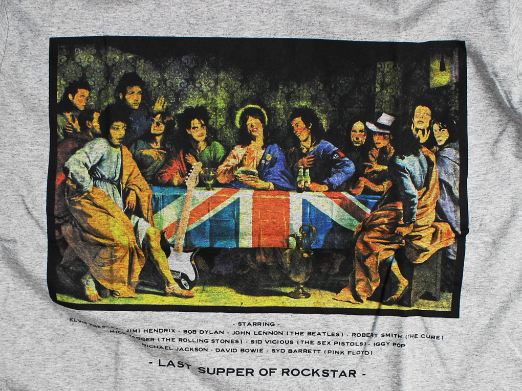 デザインtシャツ Last Supper Of Rockstar ロックスターの最後の晩餐 メンズアパレル 株式会社 パッショーネ 問屋 仕入れ 卸 卸売の専門 仕入れならnetsea