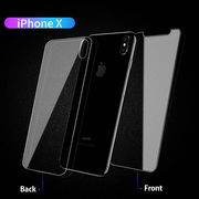 iPhoneX 高透過率保護ガラスフィルム 9H /前・背面単品販売