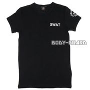 SWAT　半袖Tシャツ　バックプリントあり　ブラック　M