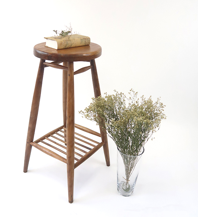 【FURNITURE】【WOOD】オールドパインスツール 2種