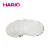 「公式」安心のパーツ販売。コーヒーサイフォンミニフォン用・ろか布（5枚入り）_HARIO(ハリオ)