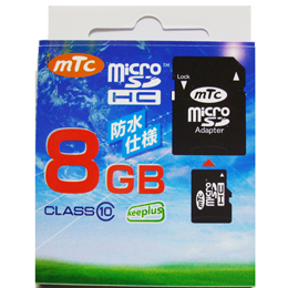 mtc microSDHCカード 8GB class10　(PK) MT-MSD08GC1