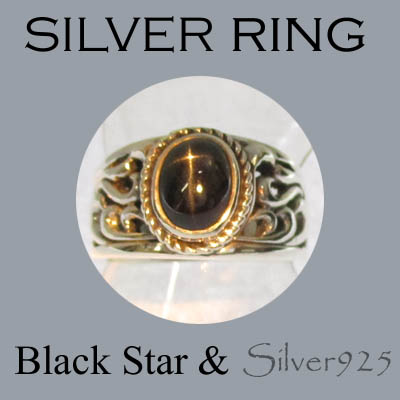 CSs / 1-1050-2 ◆ Silver925 シルバー リング ブラックスター
