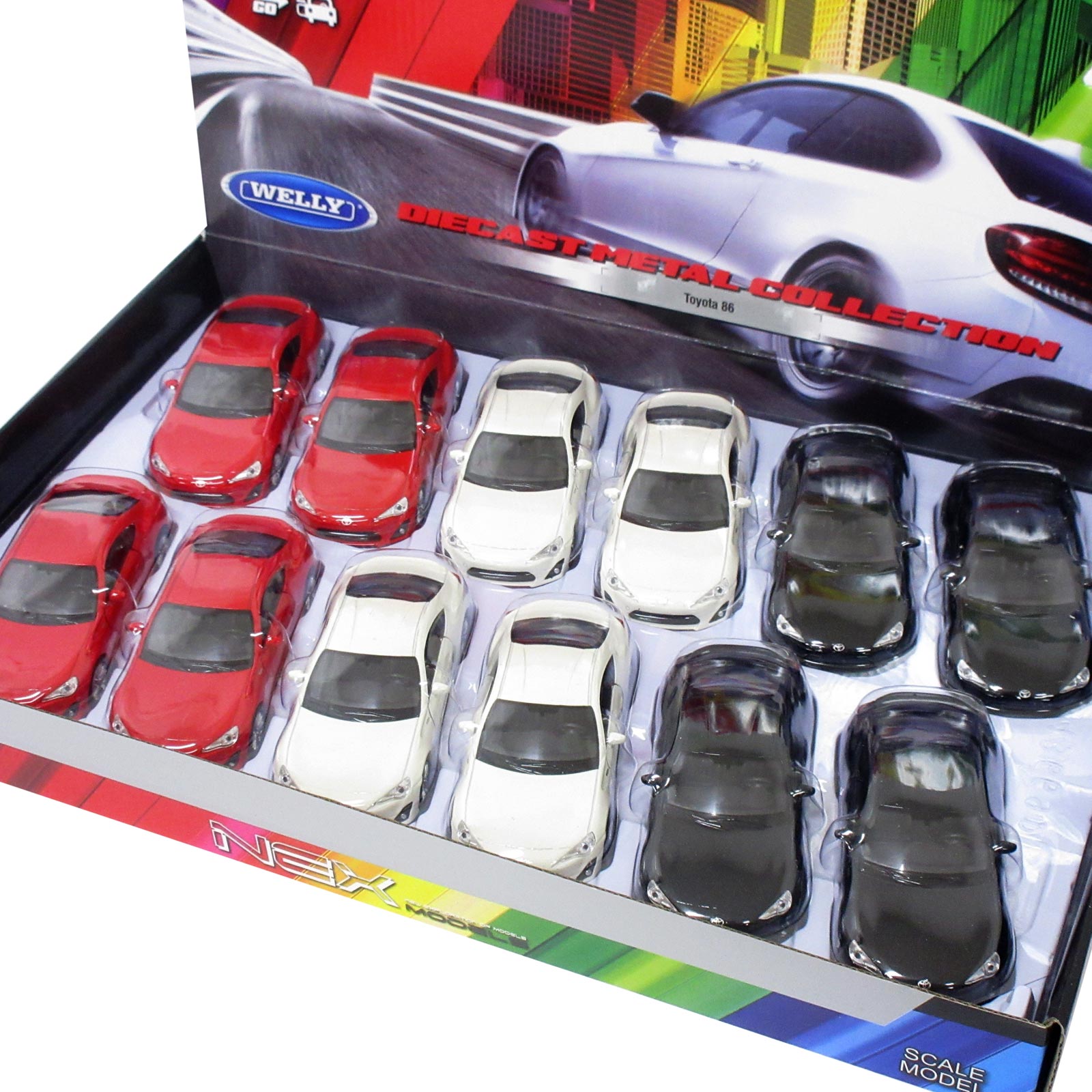 トヨタ 86 プルバックカー ミニカー 7色セット トヨタ 86 プルバックカー ミニカー 7色セット