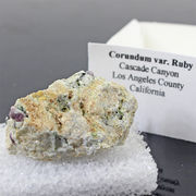 カリフォルニア ロサンゼルス産 天然ルビー 鉱物 標本【FOREST 天然石 パワーストーン】