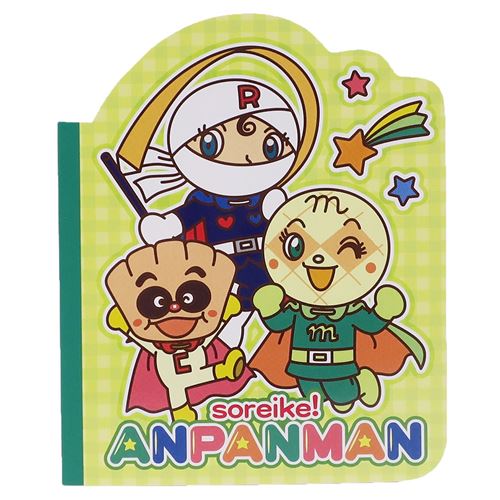 アンパンマン ダイカットメモ/メロンパンナちゃん＆ロールパンナ＆クリームパンダ