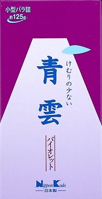 【販売終了】青雲バイオレツト小型バラ詰 【 日本香堂 】 【 お線香 】