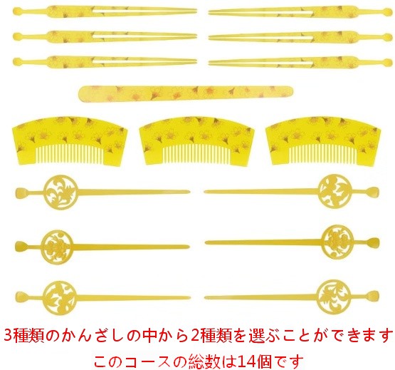 レビューで送料無料 セット 簪 かんざし 花魁 その他