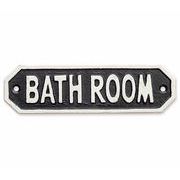 サインプレート BATH ROOM ブラック 63586