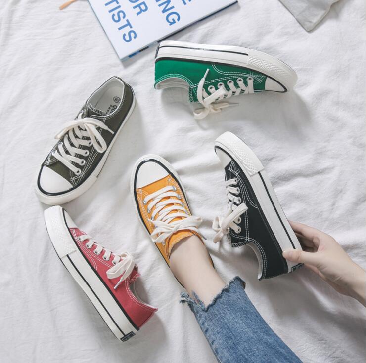 スニーカー シューズ 帆布 キャンパス クラシック ファッション 無地 シンプル 靴 韓国 ファッション雑貨 株式会社 C2jジャパン 問屋 仕入れ 卸 卸売の専門 仕入れならnetsea