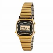 CASIO腕時計 デジタル表示 長方形 カレンダー LA670WGA-1 チプカシ レディース腕時計