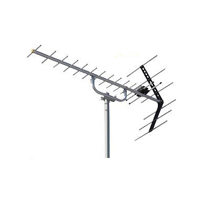 UHFオールチャンネル(13～52ch)用アンテナ水平・垂直受信用素子数14給電部ネジ式(F型)
