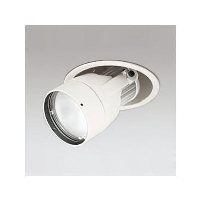 LEDダウンスポットライト M形 φ100 JR12V-50W形 高効率形 ミディアム配光 連続調光 オフホワイト 温白色形