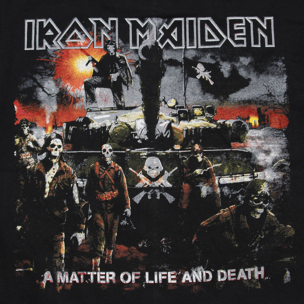 ロックtシャツ Iron Maiden アイアン メイデン A Matter Of Life And Death アパレル 株式会社 パッショーネ 問屋 仕入れ 卸 卸売の専門 仕入れならnetsea
