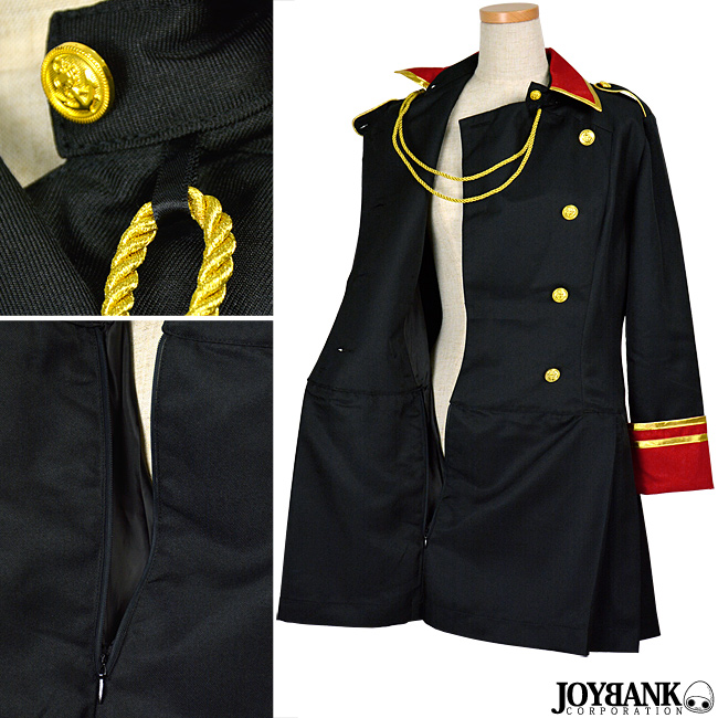 8mm 軍服 マント付きミリタリーワンピース コスプレ 衣装 制服 仮装 アパレル Joybank Corporation 問屋 仕入れ 卸 卸売の専門 仕入れならnetsea