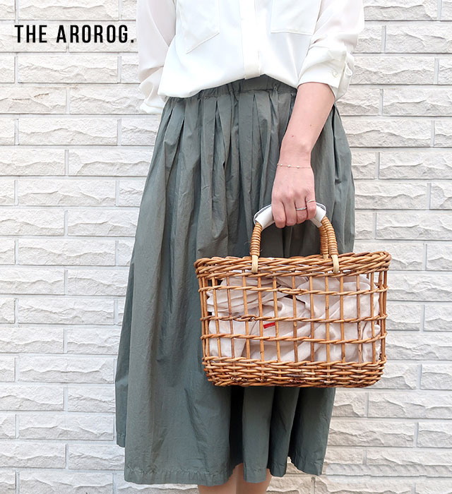 【KAGOBAG】THE AROROG アラログ透かし編みトートバッグ
