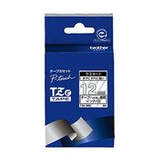 ブラザー TZeテープ 透明/つや消し/白文字 TZE-M35