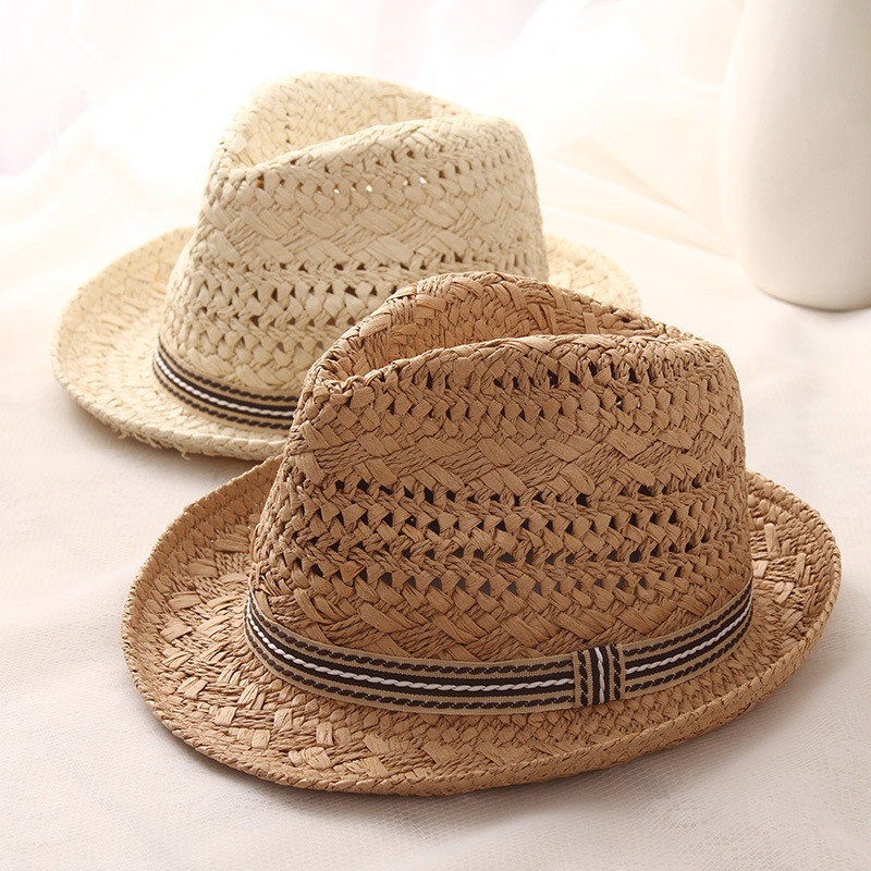 夏定番　UV対策　カウボーイ帽　麦わら帽子 日焼け止め　親子帽子　カジュアル　ホリデー