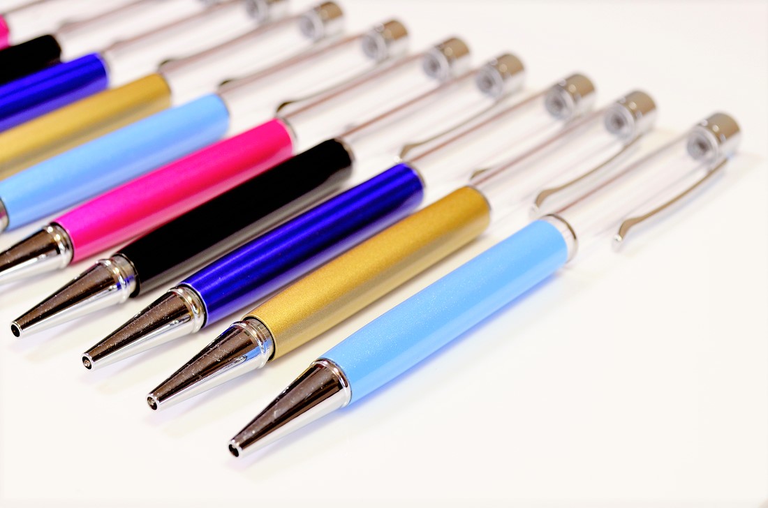 ボールペン　円筒容器付きボールペン　ハーバリウムペン　5色×2本セット　ネッシー最安値販売